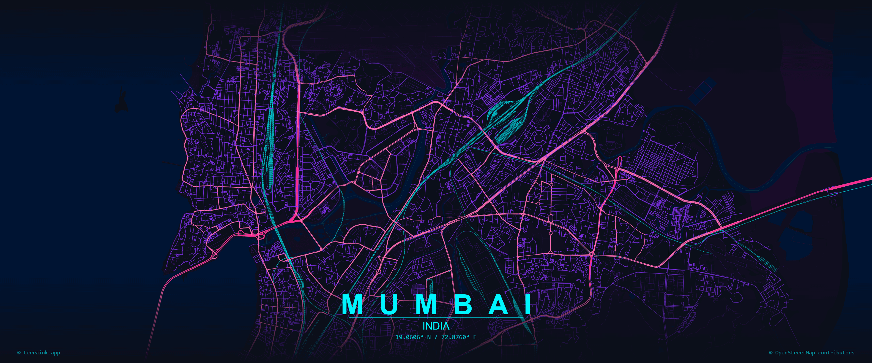 Mumbai city poster for Sevenco
